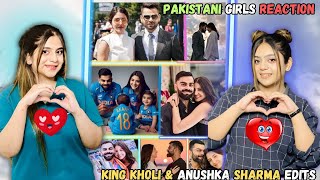 VIRAT KING KOHLI AND ANUSHAKA SHARMA CUTEST MOMENTS & EDITS | PAKISTANI GIRLS REACTION ❤️ #virushka