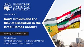 Iran’s Proxies and the Risk of Escalation in the Israel-Hamas Conflict