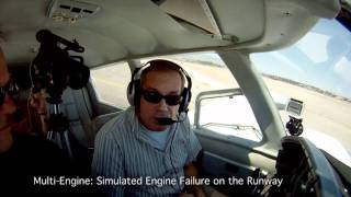 Multi-Engine Lesson 2 - Simulated Engine Failure on Runway