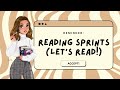 reading sprints! let's get some reading done together 📚✨🫶🏻