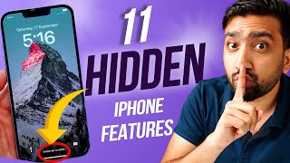 11 SURPRISING iPhone Hidden TIPS & TRICKS⚡️Top iOS 16 Features in Hindi⚡️YOU MUST TRY!!