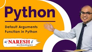 Default Arguments Function in Python | Python Tutorial for Beginners | Naresh IT