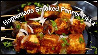 Homemade Smoked Paneer Tikka |स्मोक्ड पनीर टिक्का |No Tandoor | Paneer Tikka on Tawa | Butter Street