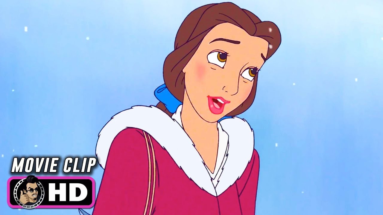 BEAUTY AND THE BEAST: THE ENCHANTED CHRISTMAS Clip - Ice Skating (1997 ...