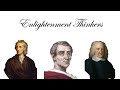 Enlightenment Thinkers and Influential Documents: Civics Help