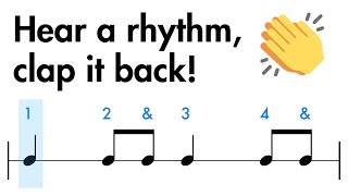 Rhythm Clap Along - Level 1 to 3  (For Beginners/Kids) 👂🎵👏