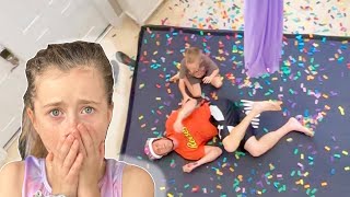 How Dad FELL from the ceiling!😨