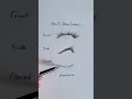 how to draw eyelashes 👀 art artwork draw drawing sketch cartoon anime