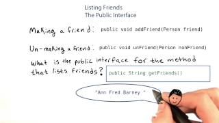 Listing Friends - Intro to Java Programming