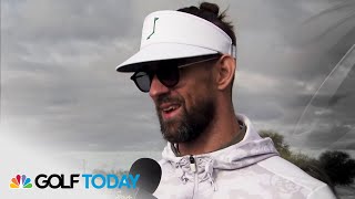 Michael Phelps learning from watching golf pros at WM Phoenix Open | Golf Today | Golf Channel