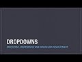 Bootstrap 4 (Alpha 6) components: Dropdowns