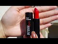 blue heaven intense matte lipstick review review u0026 lip swatches shade heart beat 303