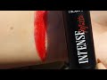 blue heaven intense matte lipstick review review u0026 lip swatches shade heart beat 303