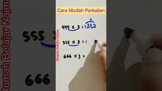 Cara Asyik Perkalian Angka 3. #shorts #maths #fyp #viral