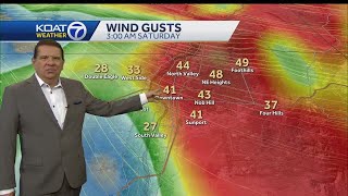 Breezy conditions with increasing storms for New Mexico