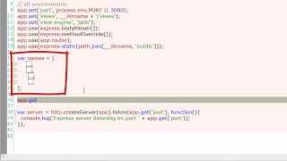 Advanced Routing Using Express: Node.js