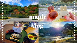 【vlog9】京都旅行で嵐山を散策しながらカフェ巡り/みっふぃー桜ベーカリー、パンとエスプレッソと、イクスカフェ