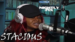 Stacious talks going topless for mixtape cover + how she stays fit on Nightly Fix