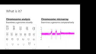 Chromosome Microarray (CMA) Testing