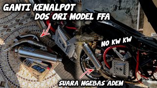 REVIEW+GANTI KENALPOT DOS ORI MODEL FFA NMAX | Project.16 FIMAXX