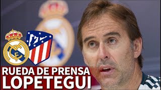 Real Madrid vs Atlético | Rueda de prensa de Lopetegui | Diario AS