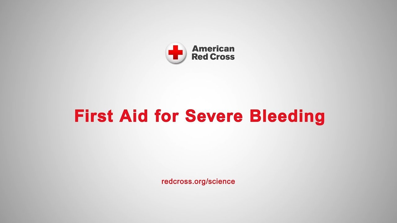 First Aid For Severe Bleeding Youtube