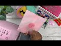 unstuffing my 52 week envelope savings challenge cash stuffing cash envelopes @pinkxeverything