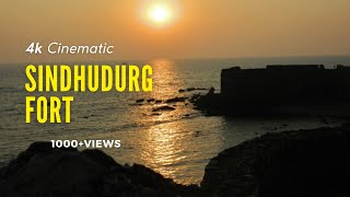 (4k UHD) Sindhudurg fort tour Cinematic Journey (सिंधुदुर्ग किल्ला)