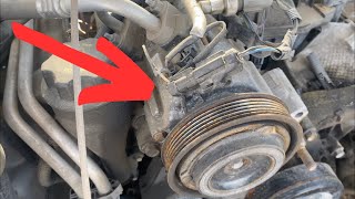 A/C Compressor Jeep Liberty 3.7L 2002-2007 Location and Replacement