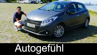 2016 Peugeot 208 Facelift FULL REVIEW test driven Allure Blue HDi 100
