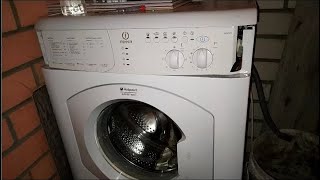 New washing machine Hotpoint indesit) - rinse and spin