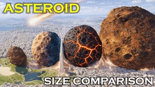 Asteroids That Could Destroy The World | 3D Size Comparison