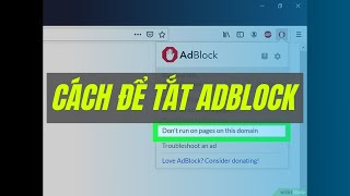 Cách để Tắt Adblock | WikiHow Tiếng Việt | Vietnamese