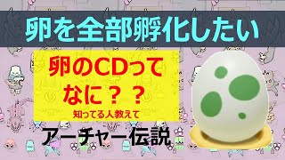 卵を孵化しやすい順に並べる ＆ CDシステム？？【アーチャー伝説：モンスター卵】