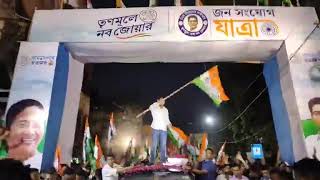 Chanditala: National General Secretary Shri Abhishek Banerjee holds a road show