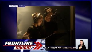 Alden Richards at Julia Barretto, spotted sa isang recording studio | Frontline Tonight