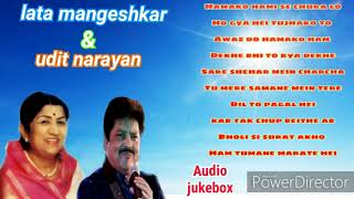 Udit Narayan and Lata mangeshkar Hit Songs ♤ Best evergreen song's ♤ Best Collection Of Lata