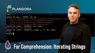 For Comprehension: Iterating Strings