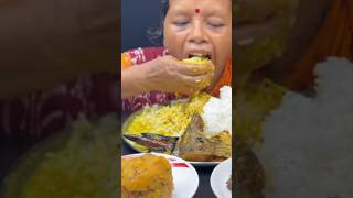 @eatinh bhat dal alu bharta fish #ytshorts