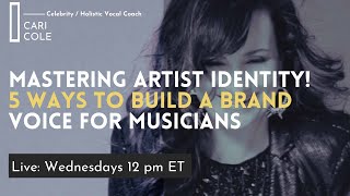 Mastering Your Artist Identity: 5 Ways to Build an Authentic Brand for Musicians