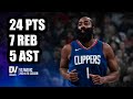 James Harden vs Magic 24 pts 7 reb 5 ast | Nov 20, 2024 | Regular Season