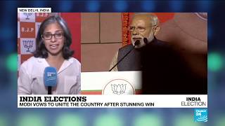 India elections: "A rock star welcome for PM Modi"