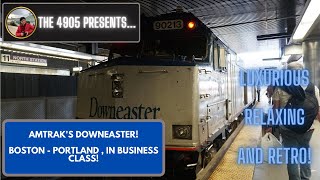 The best business class in America? Amtrak Downeaster Business class review: The 4905