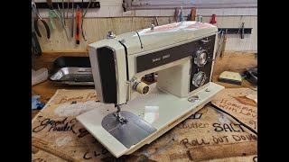 Final test and tutorial video of this Kenmore 158.17740 Sewing Machine