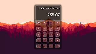 ASMR Programming ~ Calculator App ~ HTML CSS JavaScript