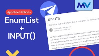 AppSheet #ショート | EnumList での INPUT の使用