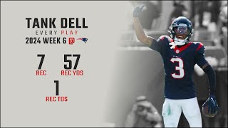 Tank Dell Week 6 Replay: Every Target and Catch @ New England Patriots