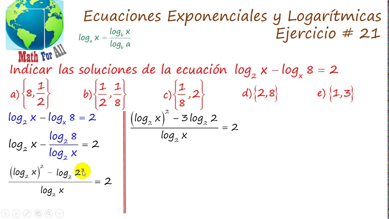 Cambios De Base En Logaritmos - Estudiar