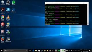 HW0 post commit hook screencast