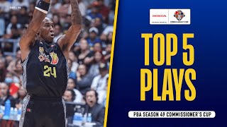 TOP 5 PLAYS | PBA SEASON 49 COMMISSIONER’S CUP | JANUARY 31, 2025